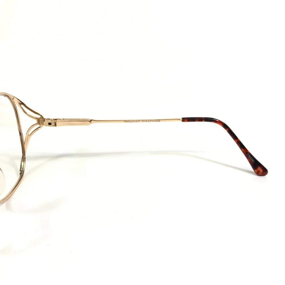 Gallery Eyeglasses Frames IDASPRING BURGUNDY/GOLD Square Full Rim 52-15-135